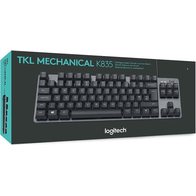 Logitech K835 TKL Blue Switch (черный)
