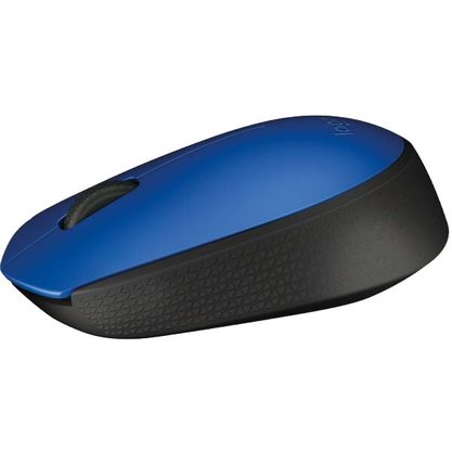 Мышка офисная Logitech M171 (черный/синий)
