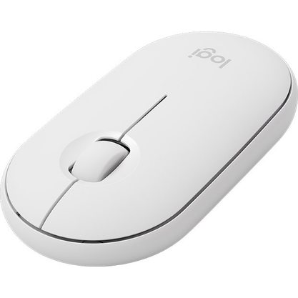 Мышка офисная Logitech M350 Pebble (белый)
