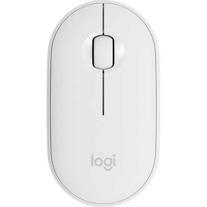 Мышка офисная Logitech M350 Pebble (белый)