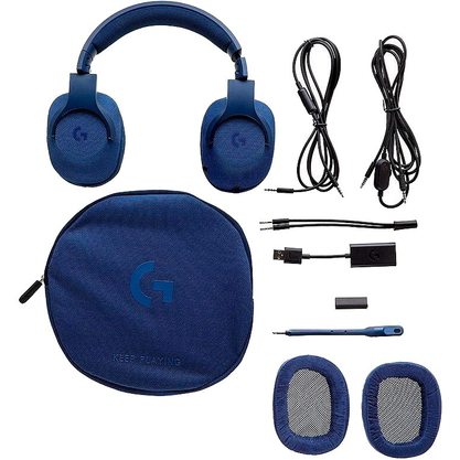 Игровые наушники Logitech G433 (синий)