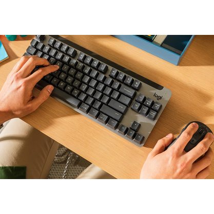 Клавиатура офисная Logitech K855 Red Switch (черный)