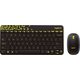 Клавиатура + мышь Logitech MK240 Nano (черный)
