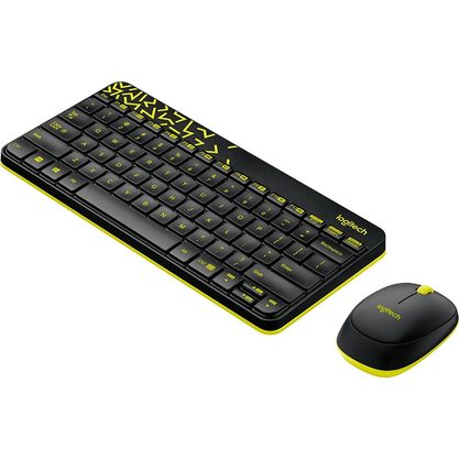 Набор периферии Клавиатура + мышь Logitech MK240 Nano (черный)