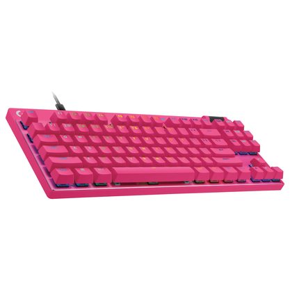 Игровая клавиатура Logitech PRO X TKL RAPID (розовый)