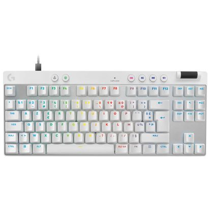 Игровая клавиатура Logitech PRO X TKL RAPID (белый)