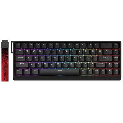 Игровая клавиатура MADLIONS MAD68 HE RGB Magnetic Amber Pro (черный)