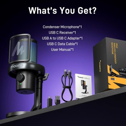 Микрофон Maono DM40 Pro (белый)