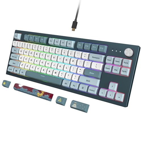 Игровая клавиатура Montech Mkey TKL Freedom (MK87FY) синий