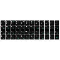 Виниловые наклейки черные (зеленые симв. ENRU-V48103) 15325