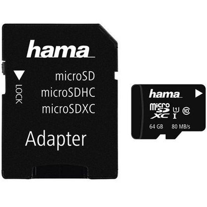 Карта памяти microSD 64gb Hama