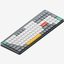 Игровая клавиатура Nuphy AIR96 RGB Brown Switch (серый)