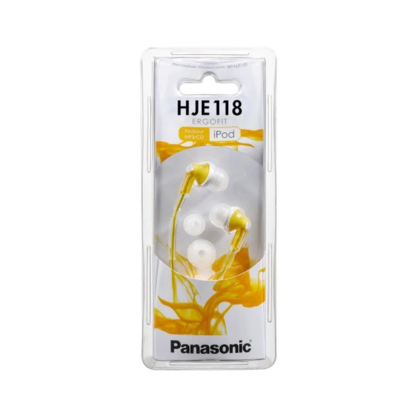 Наушники Panasonic RP-HJE118GU-Y (желтый)