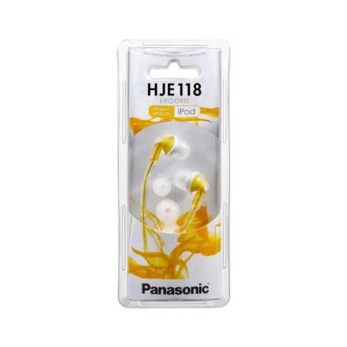 Наушники Panasonic RP-HJE118GU-Y (желтый)