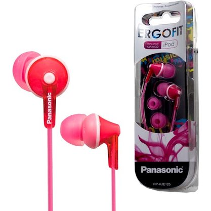 Наушники Panasonic RP-HJE125E-P (розовый)