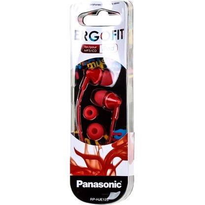 Наушники Panasonic RP-HJE125E-R (красный)