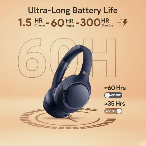 Беспроводные наушники QCY H3 (синий)