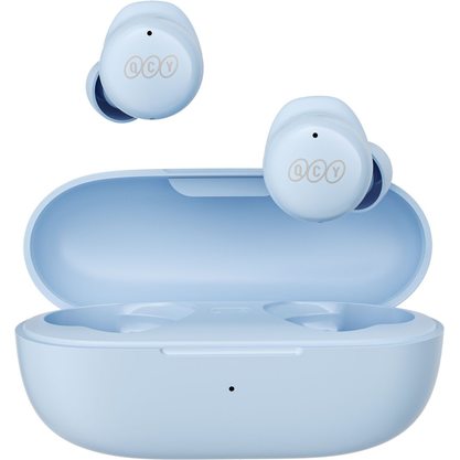 Беспроводные наушники QCY T17 (голубой)