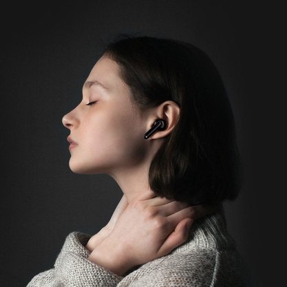 Беспроводные наушники QCY HT03 ANC (черный)