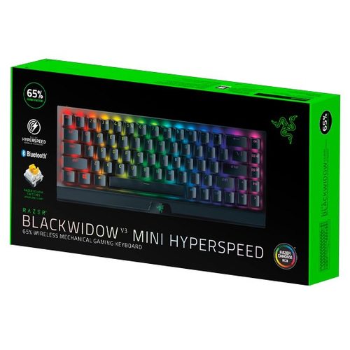 Игровая клавиатура Razer BlackWidow V3 Mini HyperSpeed (Yellow Switch)