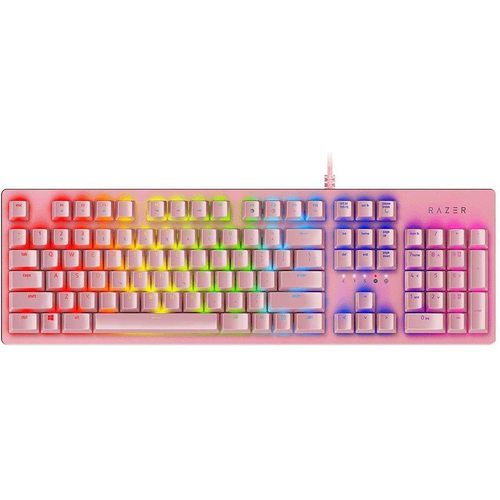 Игровая клавиатура Razer Huntsman (розовая) Quartz