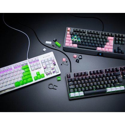 Набор кейкапов (колпачков на клавиатуру) Razer PBT Keycap Upgrade Set Quartz (розовый)