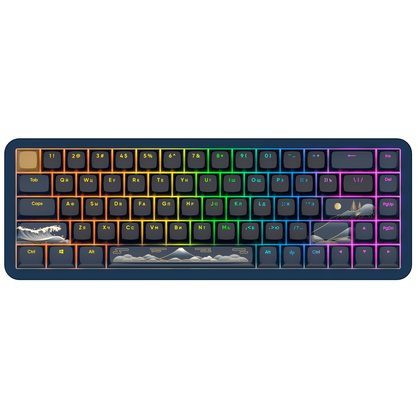Игровая клавиатура Red Square Alumix 68 Yotei + коврик Red Square Yotei (g3ms Magnetite Ice) (RSQ-20060)