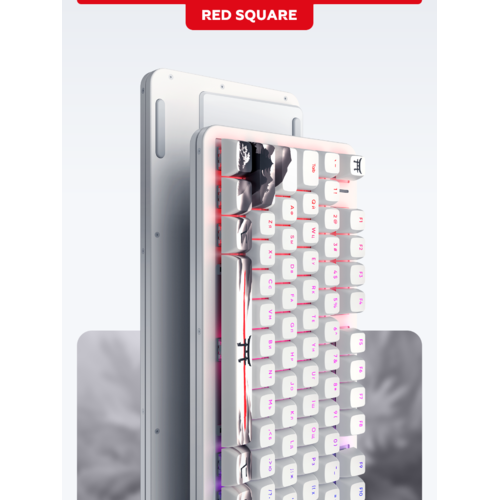 Игровая клавиатура Red Square Alumix TKL Satori [g3ms Jade] (RSQ-20055) (белый)
