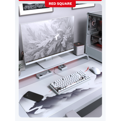 Игровая клавиатура Red Square Alumix TKL Satori [g3ms Jade] (RSQ-20055) (белый)