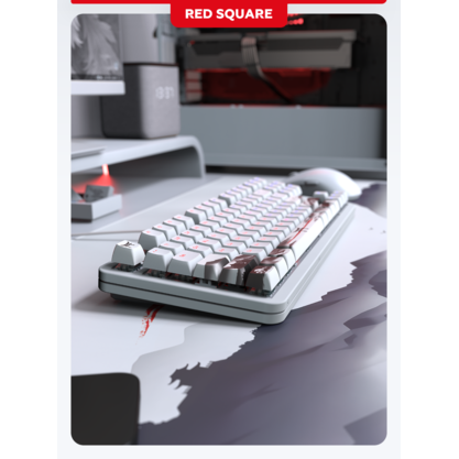 Игровая клавиатура Red Square Alumix TKL Satori [g3ms Jade] (RSQ-20055) (белый)