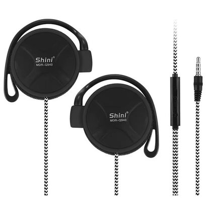Наушники SHINI Q940 с микрофоном 3.5 мм (черный)