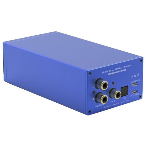 Стационарный усилитель и ЦАП SMSL Sanskrit 10th (синий)