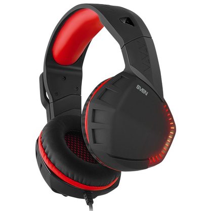 Игровые наушники SVEN AP-U989MV (черно-красный)