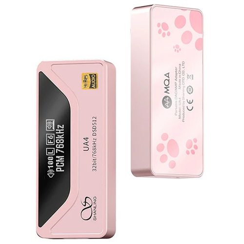 Портативный усилитель и ЦАП Shanling UA4 (розовый)