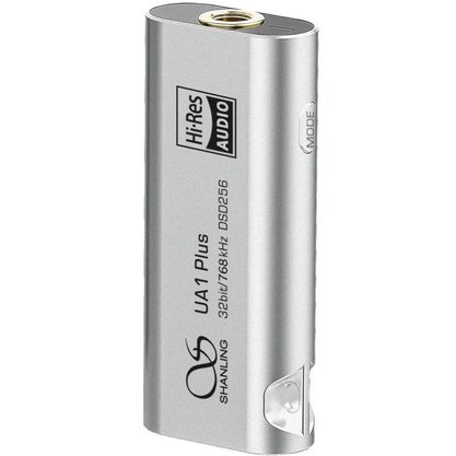 Портативный усилитель и ЦАП Shanling UA1 Plus (серебристый)
