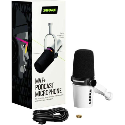 Микрофон Shure MOTIV MV7+-W