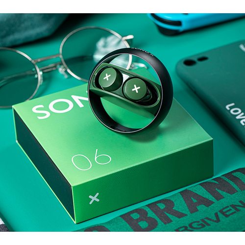 Беспроводные наушники Song X ST06 (зеленый)