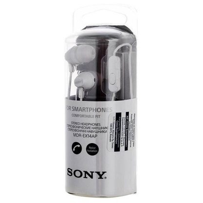 Наушники Sony MDR-EX14AP (белый)