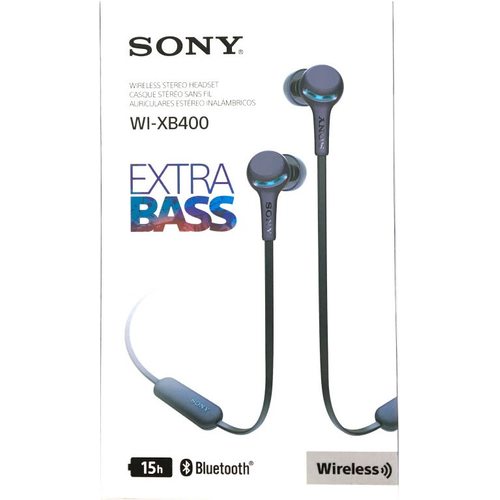 Наушники Sony WI-XB400 (синий)