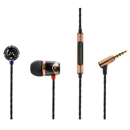 Наушники SoundMagic E10C (чёрный/золотой)
