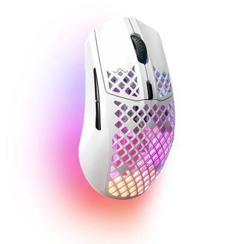 Игровая мышка SteelSeries Aerox 3 Wireless (белый)