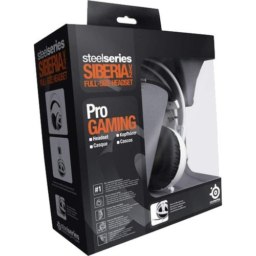 Игровые наушники SteelSeries Siberia V2 Full-size Headset (белый)