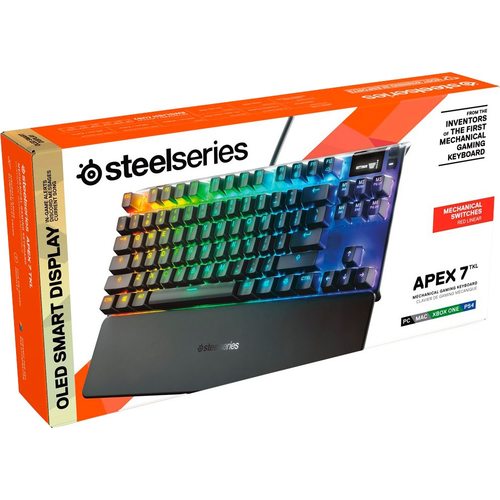 Игровая клавиатура SteelSeries Apex 7 TKL Tactile Brown