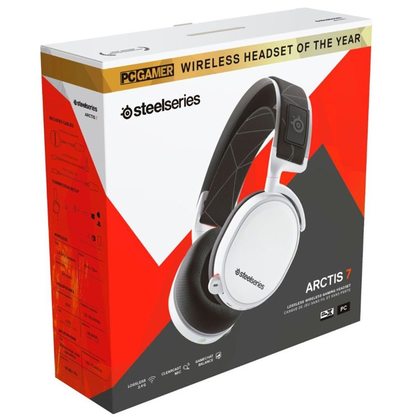 Игровые наушники SteelSeries Arctis 7 2019 Edition (белый)