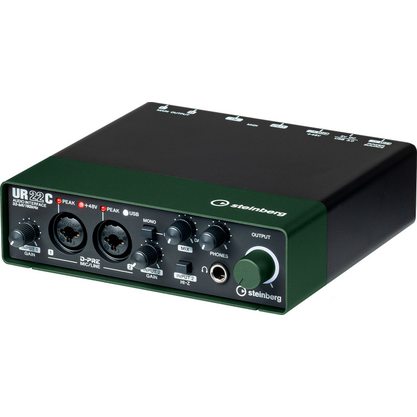 Звуковая карта (аудиоинтерфейс) Steinberg UR22C (зеленый)