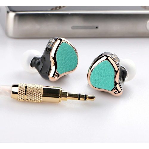 Наушники TFZ T2 Pro (голубой с золотистым)