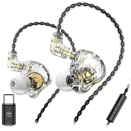 TRN MT1 с микрофоном USB Type-C (белый)