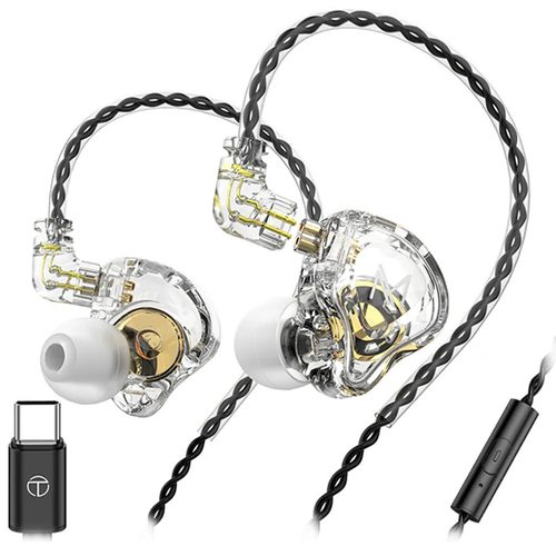 TRN MT1 с микрофоном USB Type-C (белый)