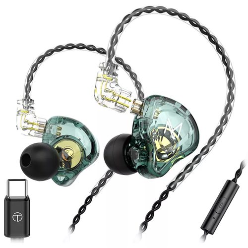 TRN MT1 с микрофоном USB Type-C (зеленый)