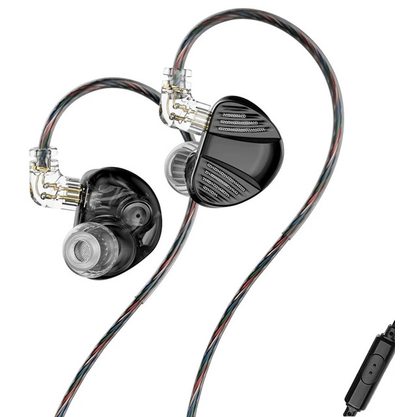 TRN V10 Pro с микрофоном 3.5 мм (черный)